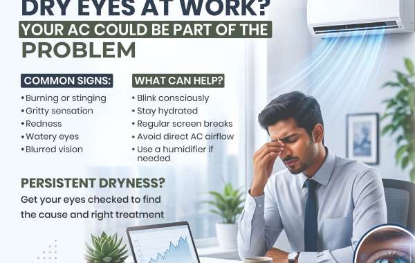 Dry Eye Syndrome in Air-Conditioned Workspaces: Causes & Relief